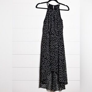 White House Black Market High-Low Polka Dot Dress